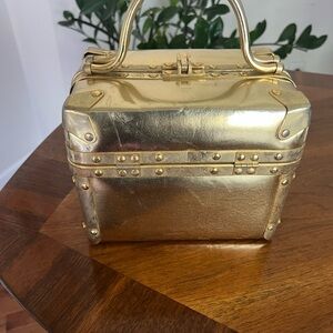 Gold Metallic Women's Handbag